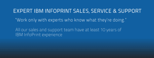IBM InfoPrint Sales Service Support